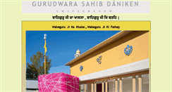 Desktop Screenshot of gurudwaraswitzerland.ch